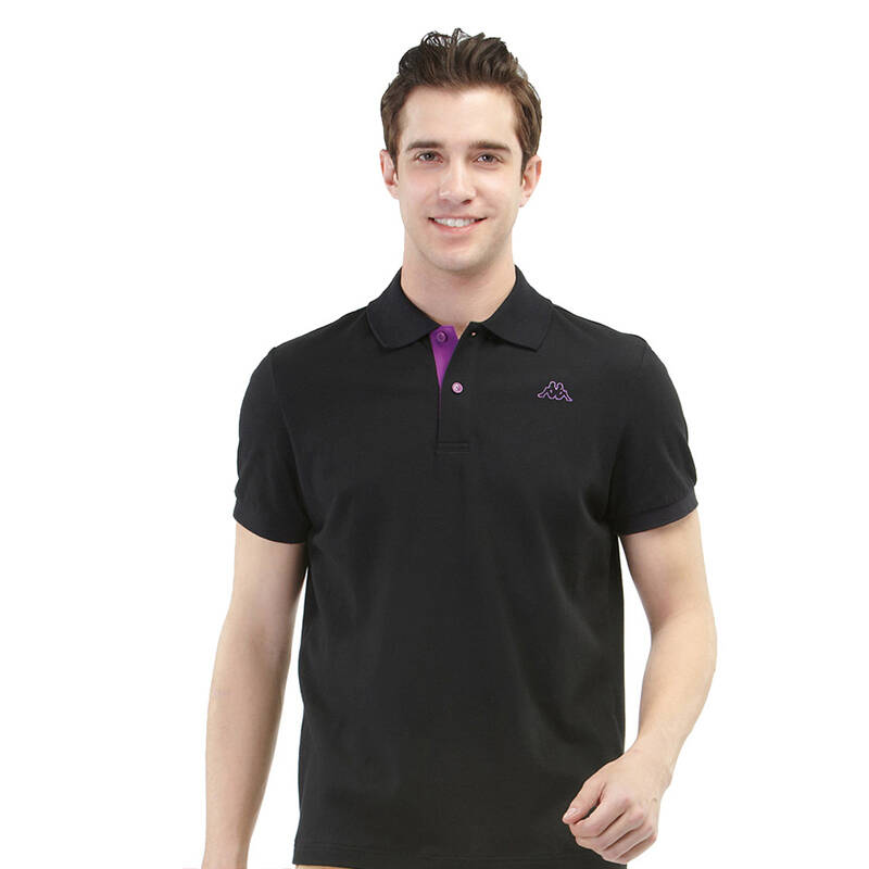 kappa 背靠背 多色短袖 男polo衫 k0232pd30 黑色 xxl