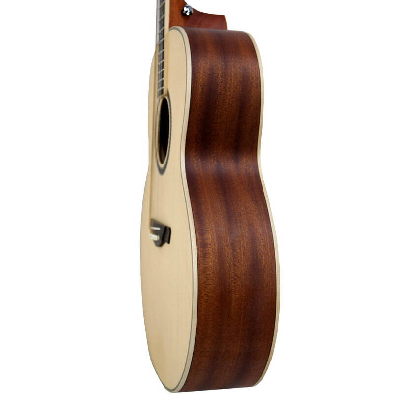 hawks鹰牌j-33m西德卡云杉单板指弹民谣42寸珍宝吉他圆角开放式哑光