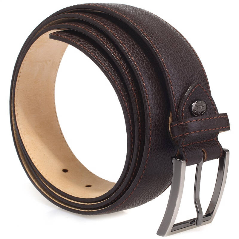 自营 longchamp 珑镶深棕色皮革男式腰带 8949 021 002 kt