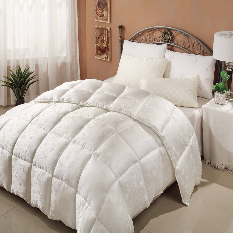 米莱尔家纺 贡缎提花 被芯/被子蛋白竹纤维冬被 双人被 繁星点点竹纤