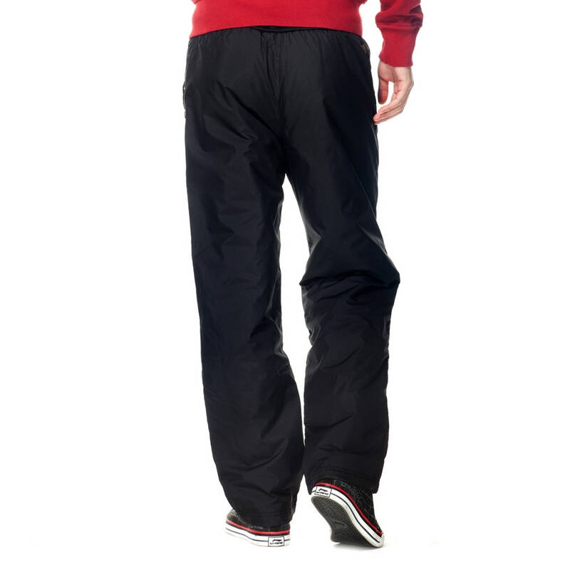 李宁运动生活系列男子棉裤akme033-1 黑色 系 m