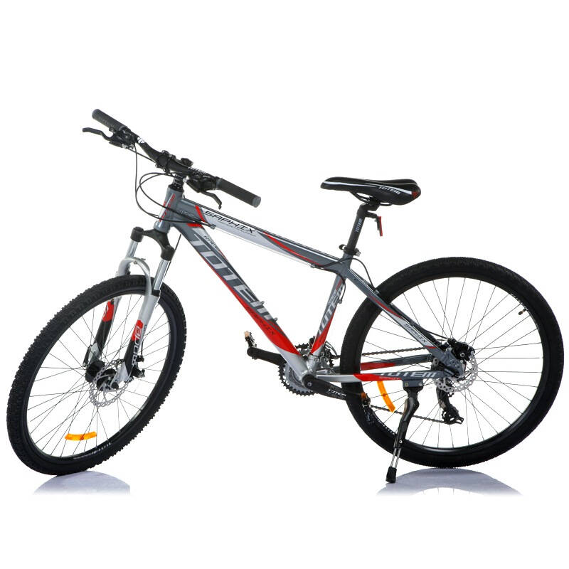 totem图腾 saphix 21速铝合金山地自行车 碟刹 26寸 银灰色