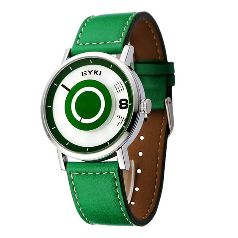 【下架】艾奇 eyki 韩版时尚手表 个性创意转盘表 运动休闲腕表 中性