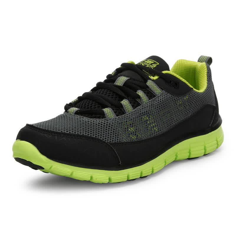 名足 男跑步鞋 1224310 荧光绿 44