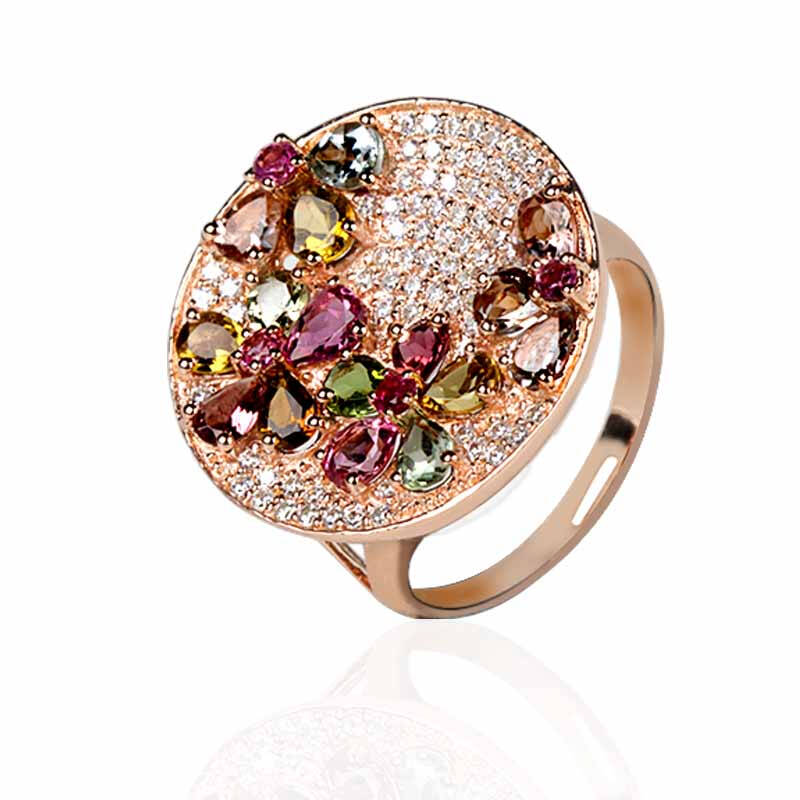 拉薇 彩宝 aaaa级天然碧玺 戒指 17