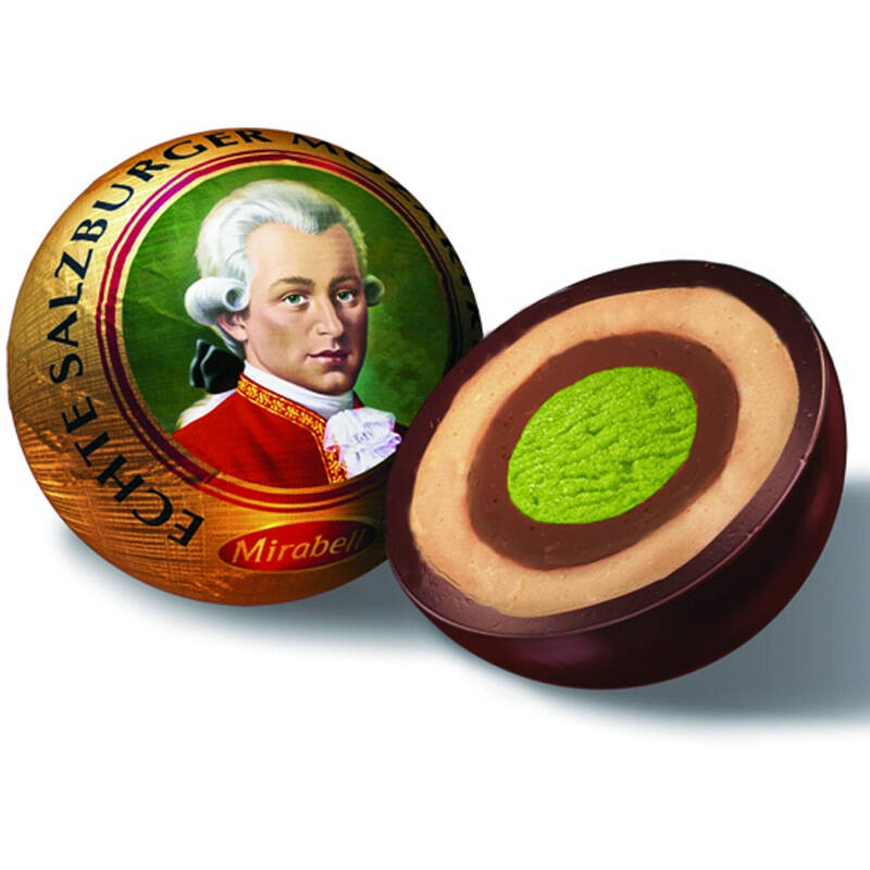 奥地利进口mirabell米拉贝尔莫扎特果仁糖夹心巧克力600g