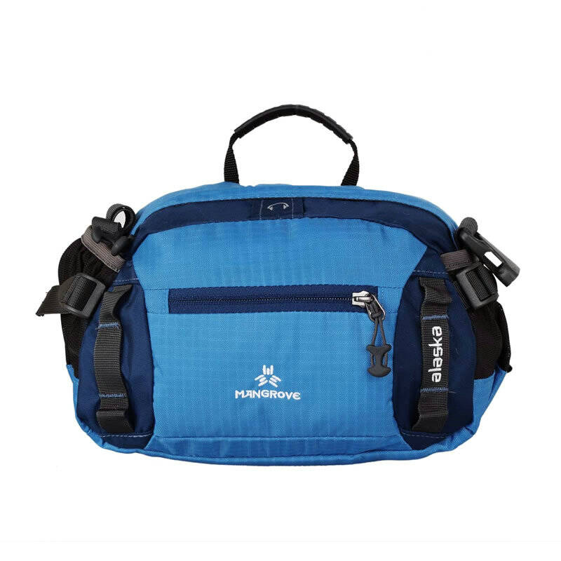 曼哥夫(mangrove) 户外运动多功能三用防水旅行腰包 大款蓝色