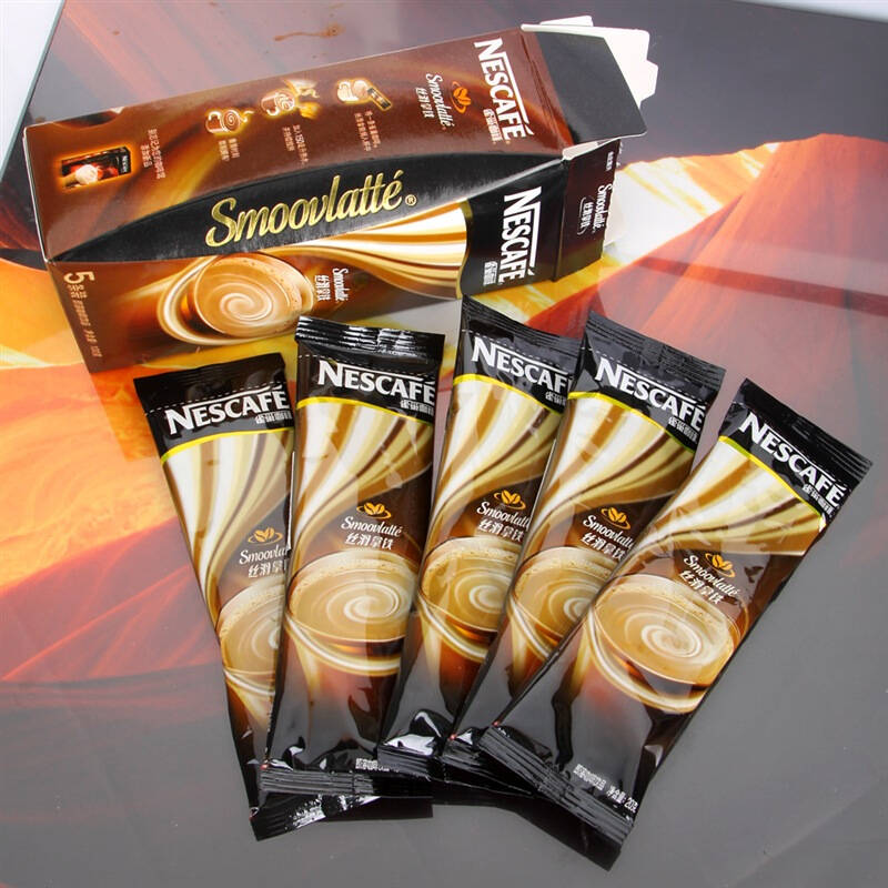 【新老包装交替中】nestle雀巢丝滑拿铁条装咖啡100g