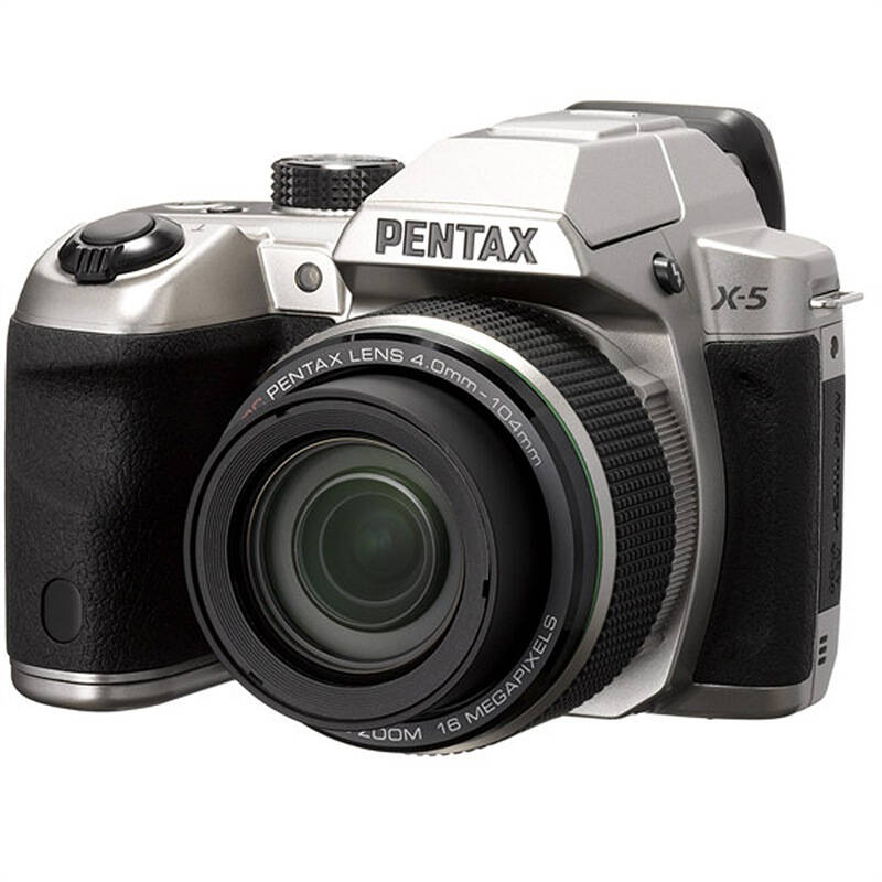 宾得(pentax) x-5 数码相机 银色(1600万像素 3.