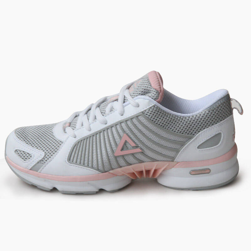 匹克peak 女慢跑鞋 e12008h 浅灰 37