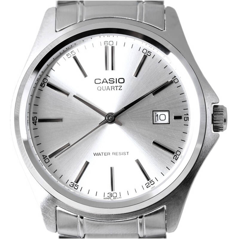 casio 卡西欧 时尚简约钢带石英表男表 mtp-1183a-7a