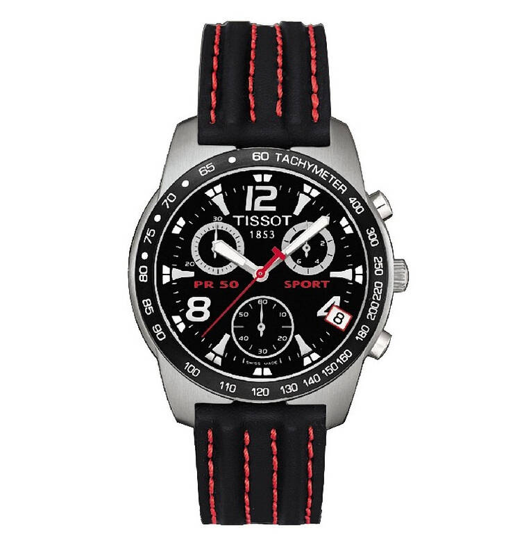 天梭(tissot)pr50系列石英男表t34.1.528.52