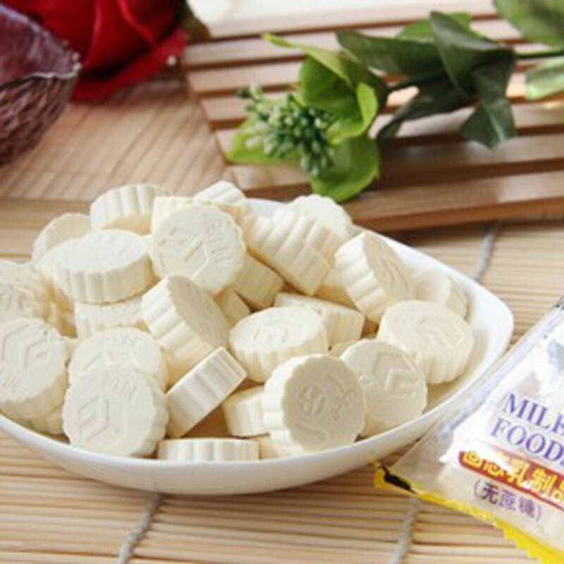 塔拉额吉 内蒙古特产 便携带易储存食用更方便 无糖奶贝500g*2