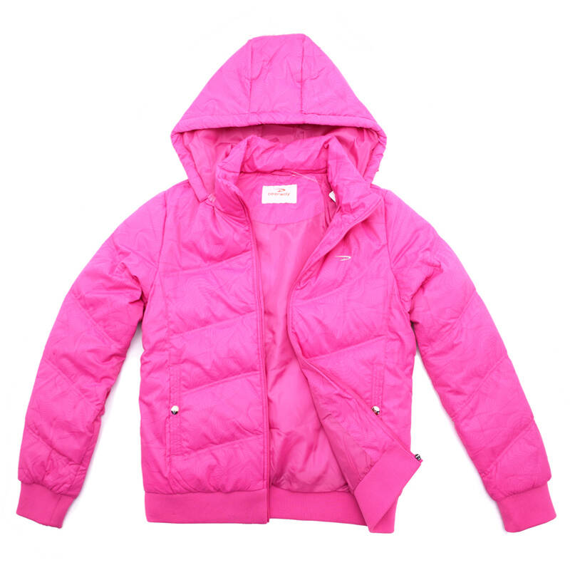 德尔惠deerway 女款厚棉夹克外套 44122475 粉红 2xl
