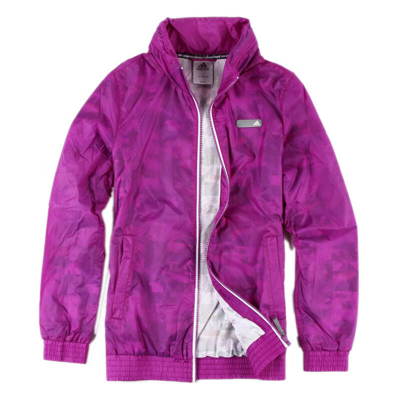 阿迪达斯adidas女装梭织夹克-w60196 紫色 xs