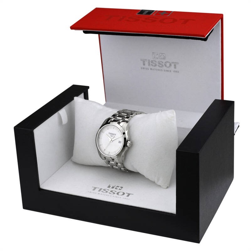 天梭(tissot)手表 库图系列石英女表t035.210.11.011.00