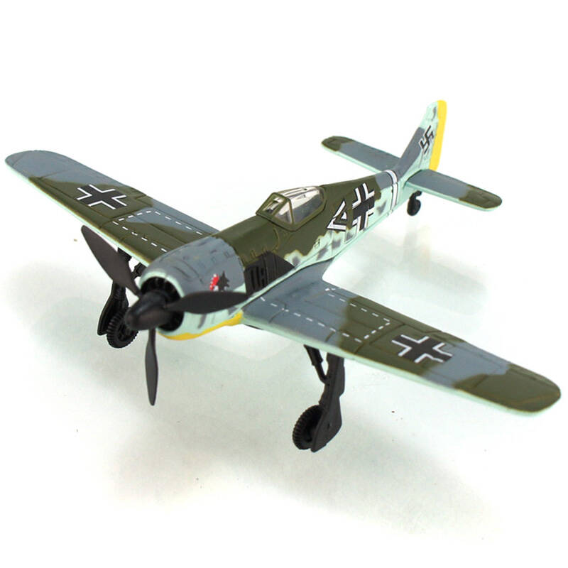 俊基正品飛機二戰老式戰鬥機模型me-109/fw190/mustang/spitfire 屠夫