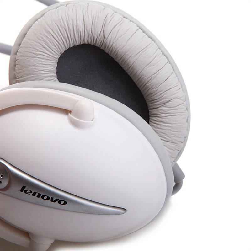 联想(lenovo) 原装p723笔记本耳机耳麦网聊头戴式(白)