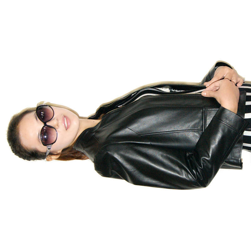 西曼2012秋冬新品皮衣pa12-119 黑色 xxl