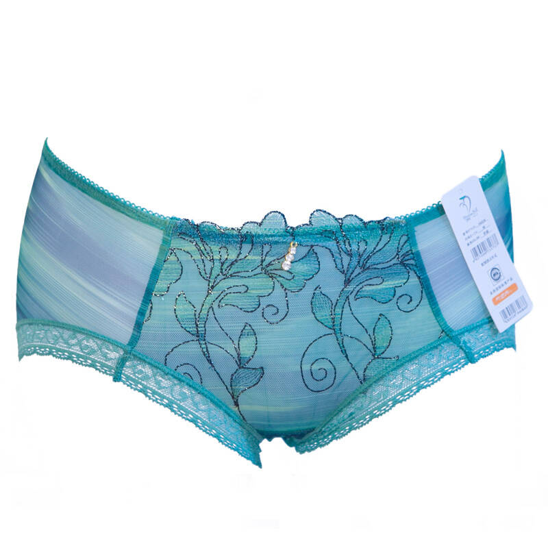 赏心shangxin k8328 平角蕾丝内裤 草绿 m/75/70