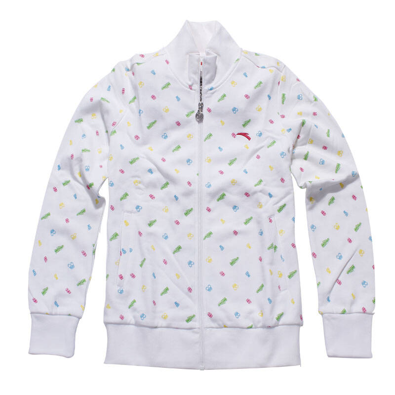 anta 安踏春季新款针织运动上衣 白色 m