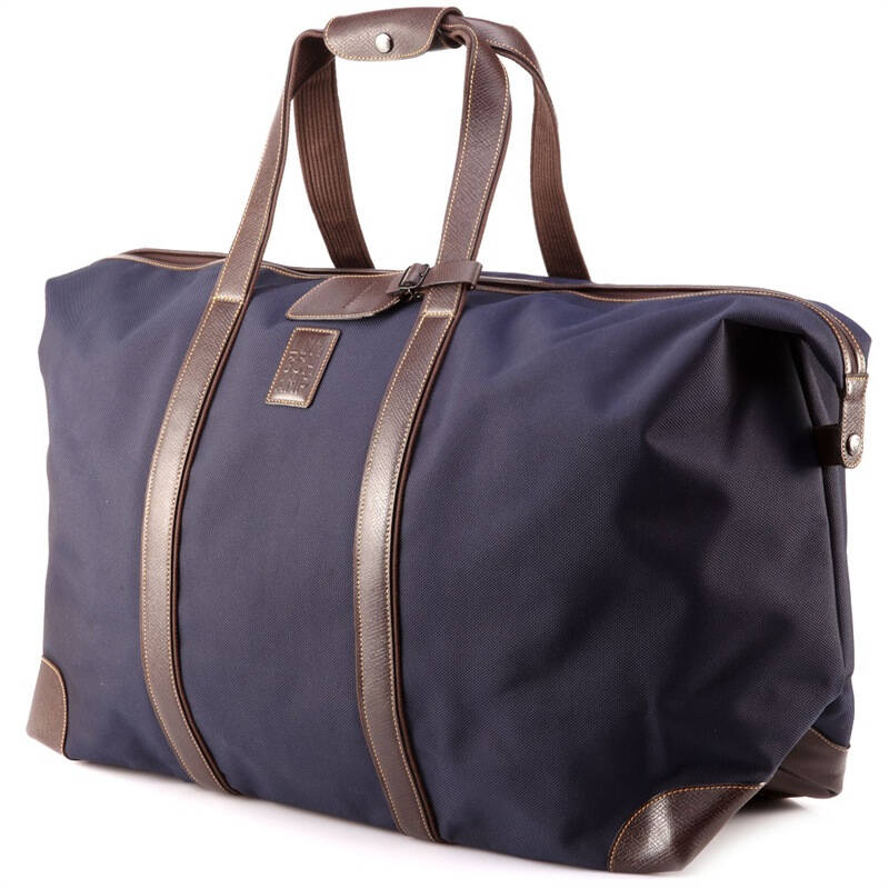 longchamp 珑骧 蓝色帆布手提旅行包 1223 080 127