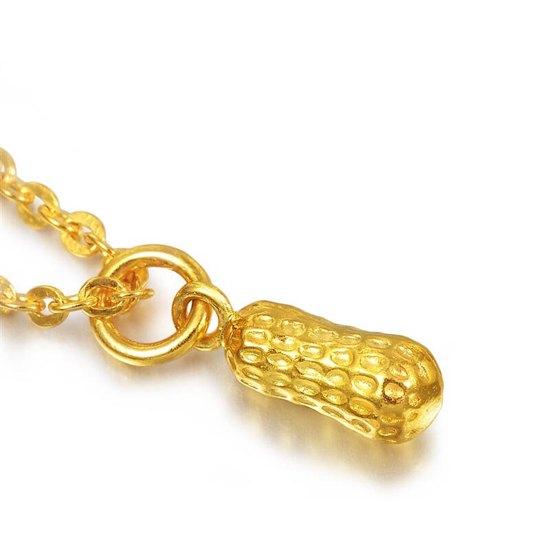 周生生 黄金(足金)花生吊坠 68982p 2.17克
