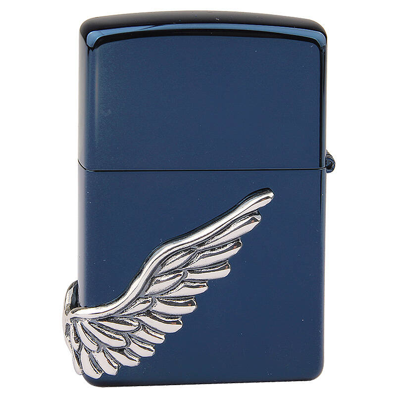 芝宝(zippo)打火机蓝冰/雕刻/镶钻/贴章sc1893 星光天使之翼(独立编号
