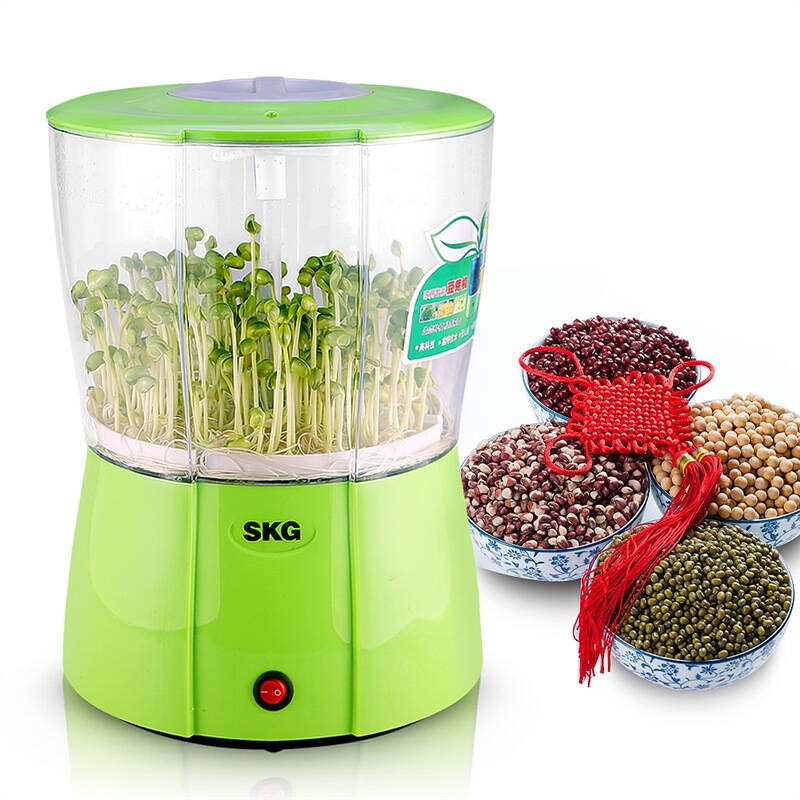 skg dy3001 家用豆芽机 智能蔬菜芽苗机 自动洒水恒温