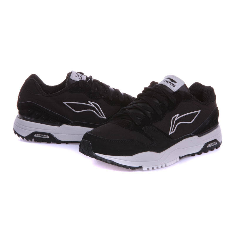 lining李宁 男子跑步系列经典跑鞋 arcf041-3 黑色 39