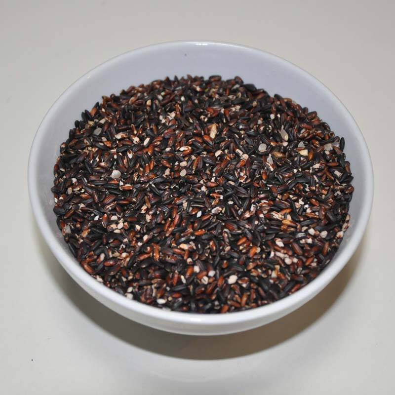 涵田 常熟鸭血糯米2500g 江米 黏米 补血米 紫黑糯米 补血养颜 滋补