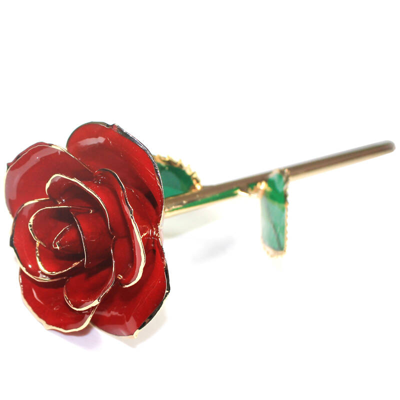 春雷行动 玫锦饰琳 金玫瑰花 玫瑰镀金最好的情人节礼物 红玫瑰花瓶