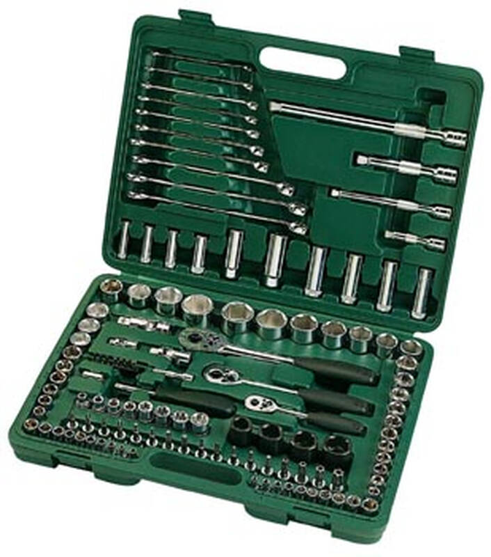 美国世达工具 (sata) 120件6.3x10x12.5mm系列公英制综合组套09014