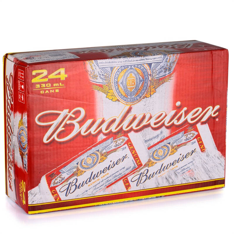 budweiser 百威啤酒330ml*24听