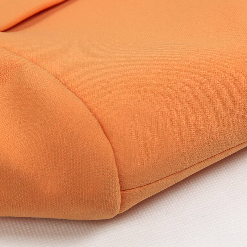 desir - 5130 休闲简约的小立领 ~ 浅橘色小西装外套 橙色 s