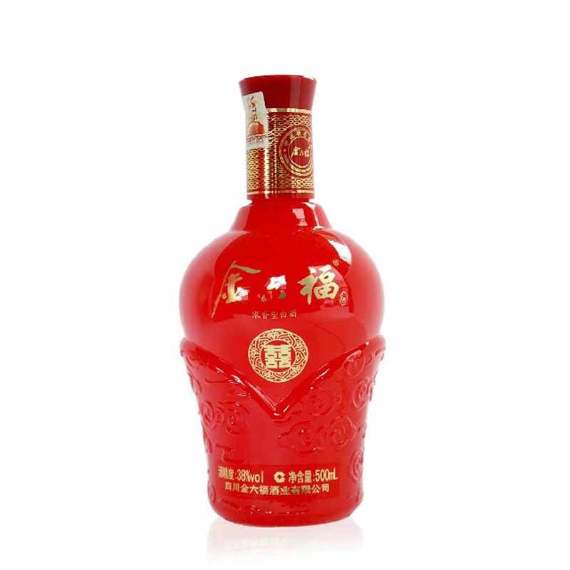 金六福 囍系列 天赐良缘 浓香型白酒 38度500ml
