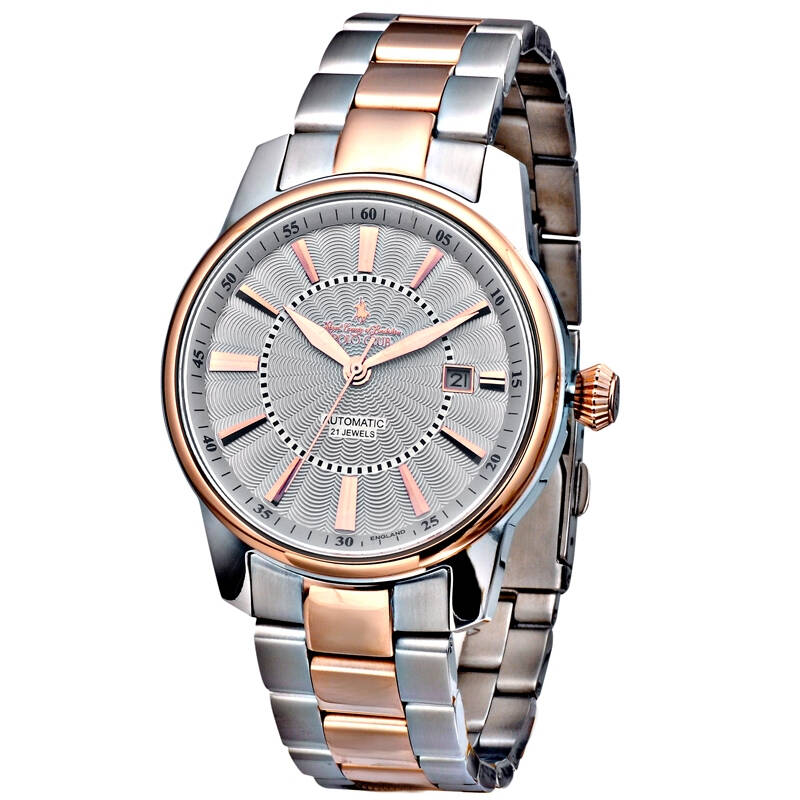 polo club/保罗 简约复古全自动机械表男士手表 pl179-898rg-bk 白色