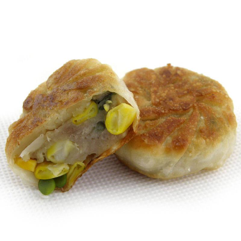 邻家小厨 速冻食品 广东特色点心 休闲小吃 粟米饼(1.05kg/包)