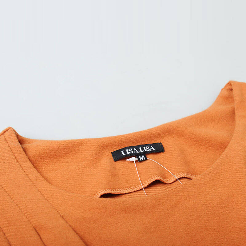 lisalisa/丽莎丽莎12女新 秋冬新款 针织衫通勤纯色 修身型打底衫