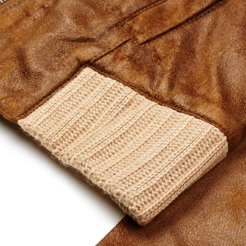 卡玛kama 女士针织大翻领亮面短外套 7312764 驼色 m