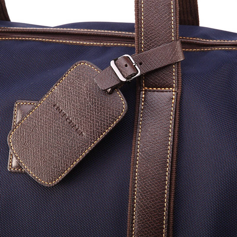 longchamp 珑骧 蓝色帆布手提旅行包 1223 080 127