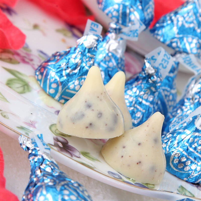 好时之吻kisses曲奇奶香白巧克力146g(加量装与正常装随机发售)