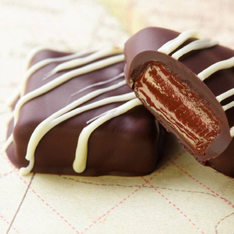 乐奈 纯可可脂 佐贺草莓夹心巧克力6颗装 办公室零食 美食