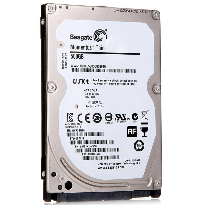 希捷(seagate)500g 5400轉16m sata3 筆記本硬盤(st500lt012)