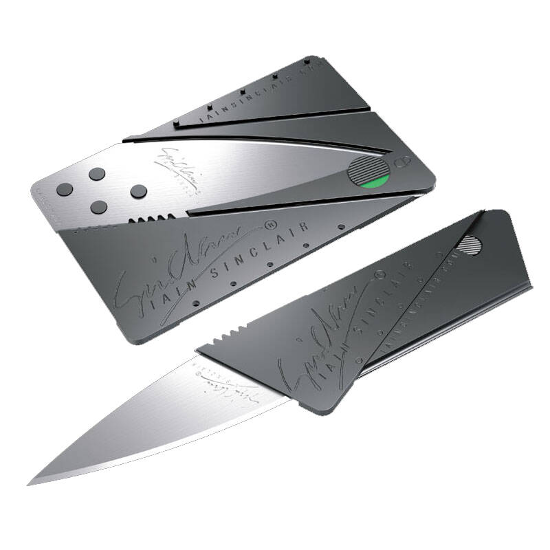 iain sinclair cardsharp2 信用卡刀折叠卡片刀黑色