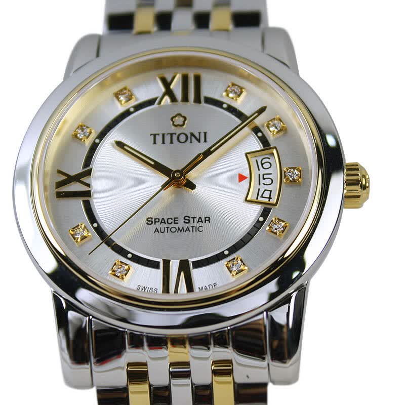 titoni 梅花 天星系列 自动机械男表 手表 83738sy-362 全球联保