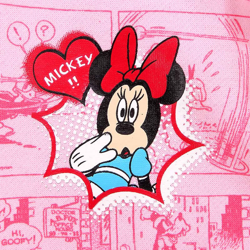 迪士尼(disney) minnie米妮女童连帽开胸抓毛卫衣d11gs6414 1a