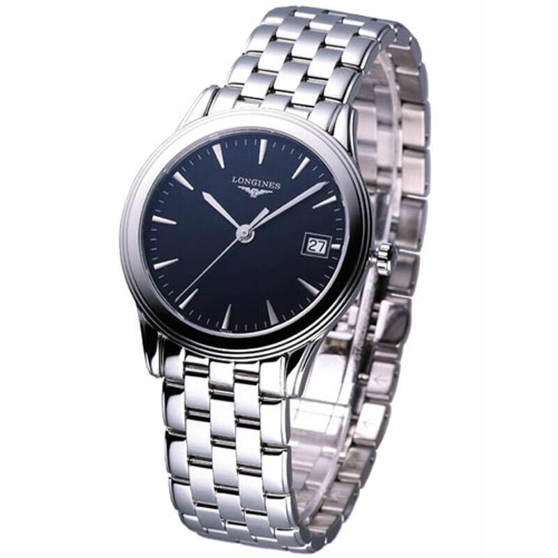 浪琴(longines)手表军旗系列石英男表l4.716.4.52.