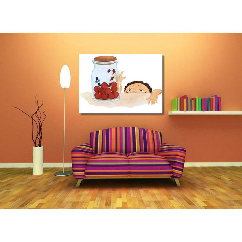 画意(huayi) 成长 油画布 无框装饰画 1325060176 63*45cm