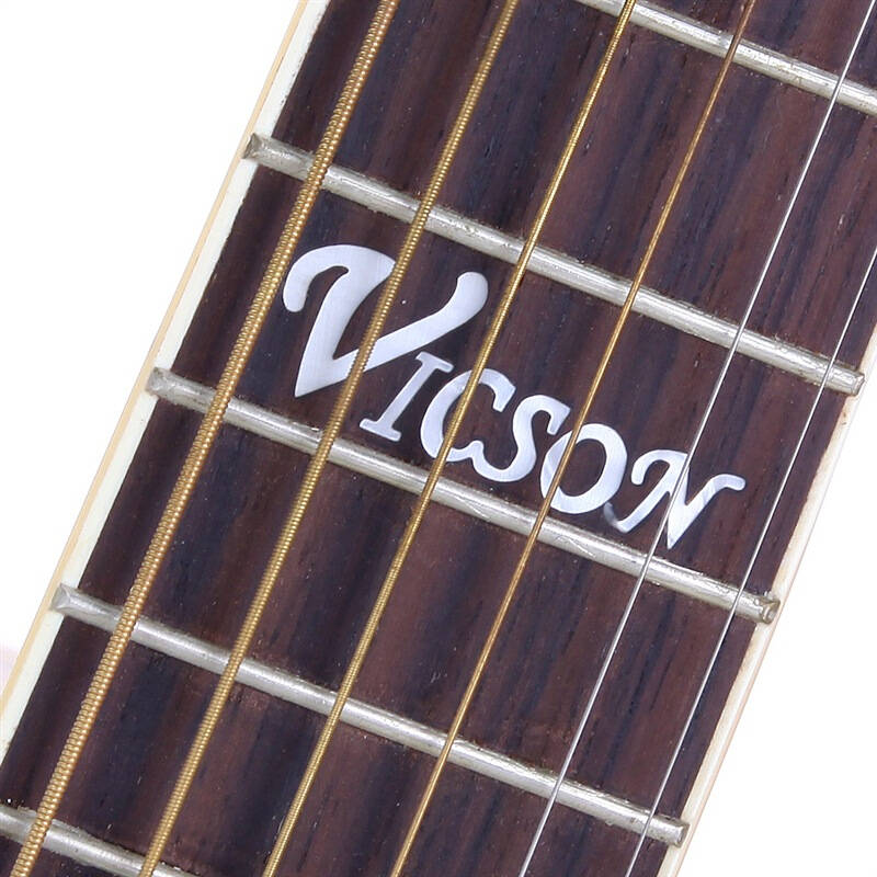 维森vicson高级41寸缺角民谣吉他gw-305c(哑光原木色)